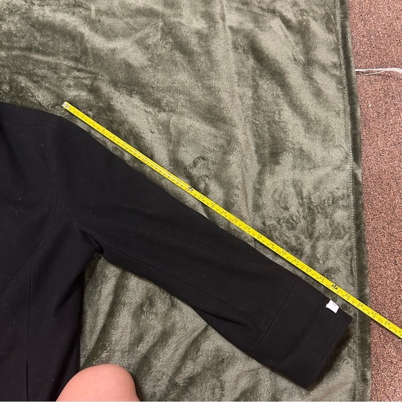 calvin klein black button down trench coat womens size XL - Picture 9 of 9